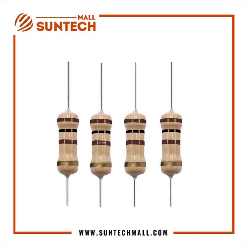 100K Ohm 1/2W 5% Carbon Film Fixed Resistor