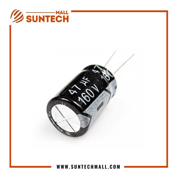 160V 47uF aluminum electrolytic capacitor