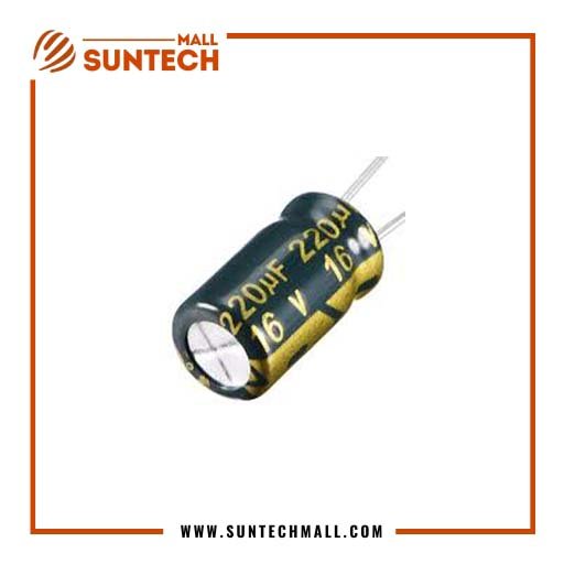 16V 220uF aluminum electrolytic capacitor: Best and Reliable Price