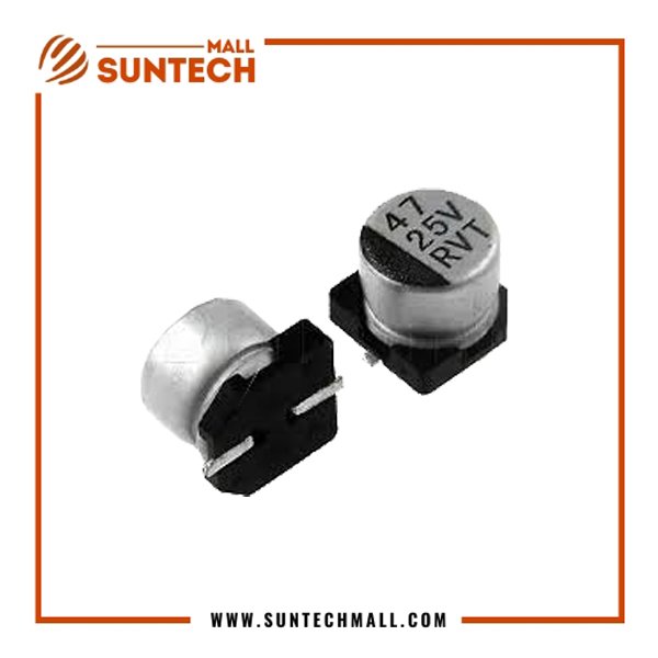 25V 47uF SMD SILVER CAPACITOR: Best and Reliable Price