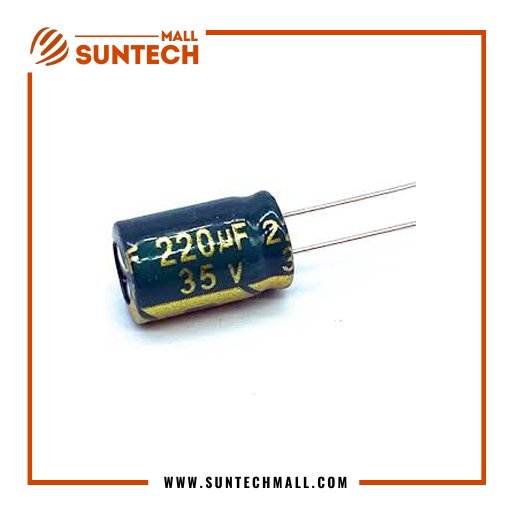 35V 220uF aluminum electrolytic capacitor: Best and Reliable