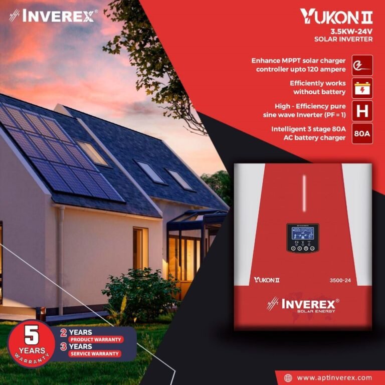 inverex yukon II 3500w – 24v Solar inverter