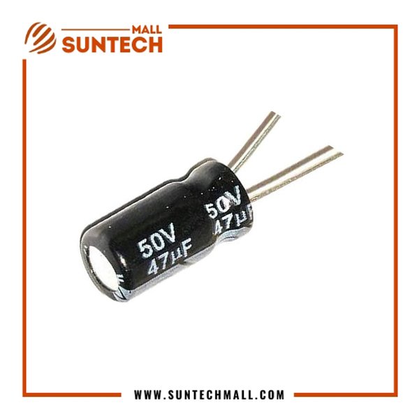 50V 47uF aluminum electrolytic capacitor