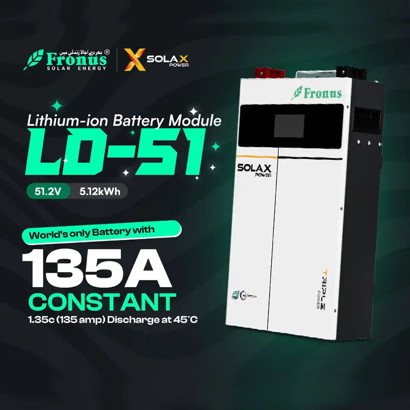Solax power 48V 100A 5.12kwh LD51 Ultra battery bank