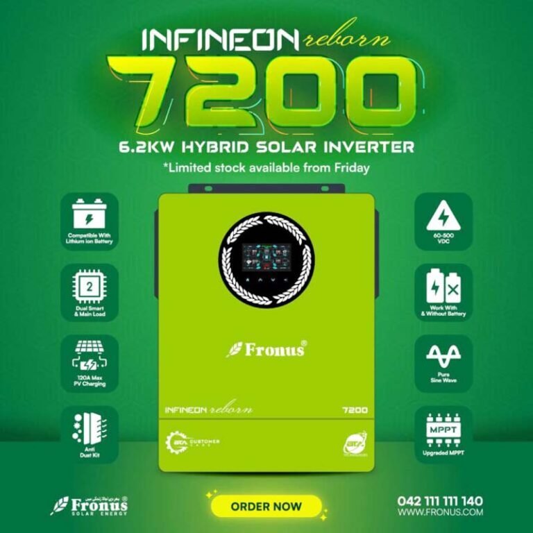 Fronus pv 7200 Infineon reborn solar inverter