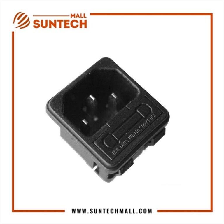 POWER SOCKET WITH FUSE HOLDERS FOR UPS
