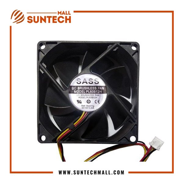 SASS PL60B12H 0.2A 3LINES 3PIN 12v DC BRUSHLESS FAN