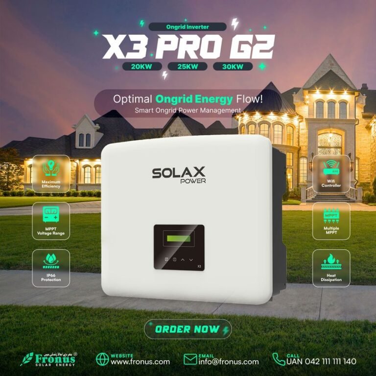 Solax power 20KW X3 PRO G2 3Ph On-Grid Solar Inverter