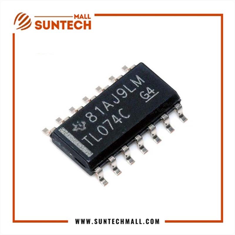 TL074C LOW NOISE JFET QUARD OPERATIONAL AMPLIFIER SOD-14