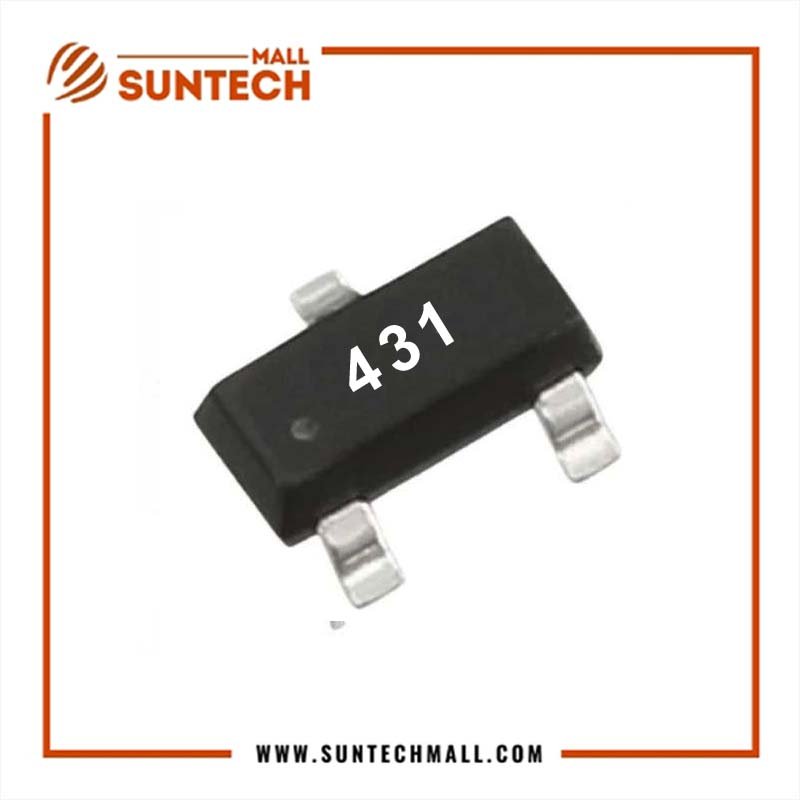 TL431 36V 100mA SMD PRICISION SHUNT REGULATOR SOT-23