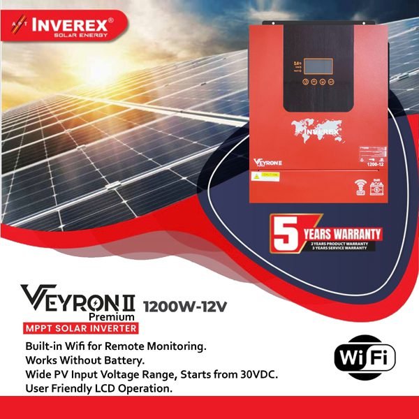Inverex Veyron II 1200W 12V – Solar Inverters